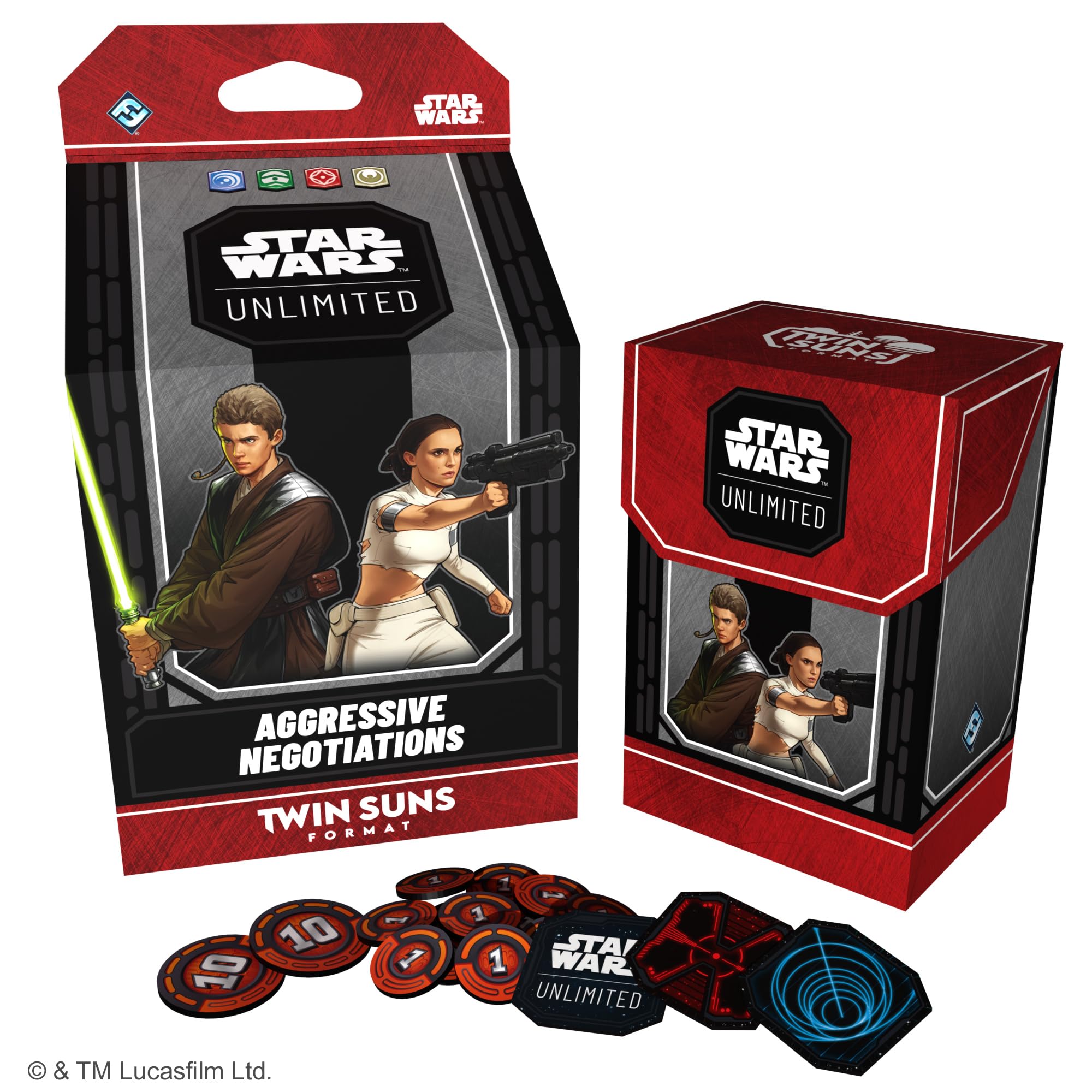 Amazon.com: Star Wars: Unlimited TCG Twin Suns Deck Display - 4